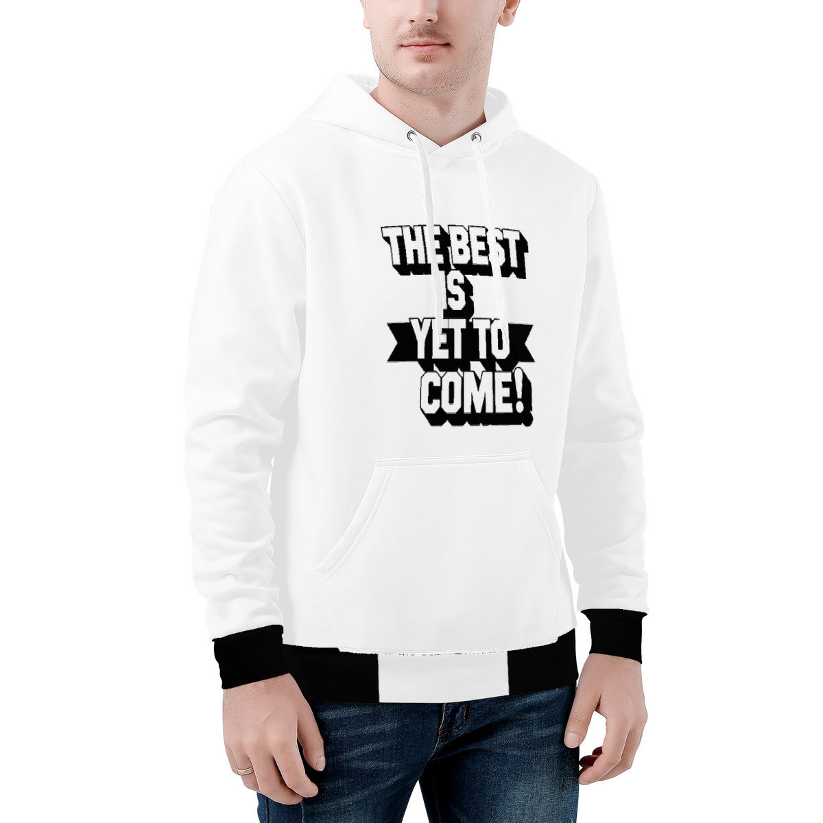 Men's Design Hoodie -White