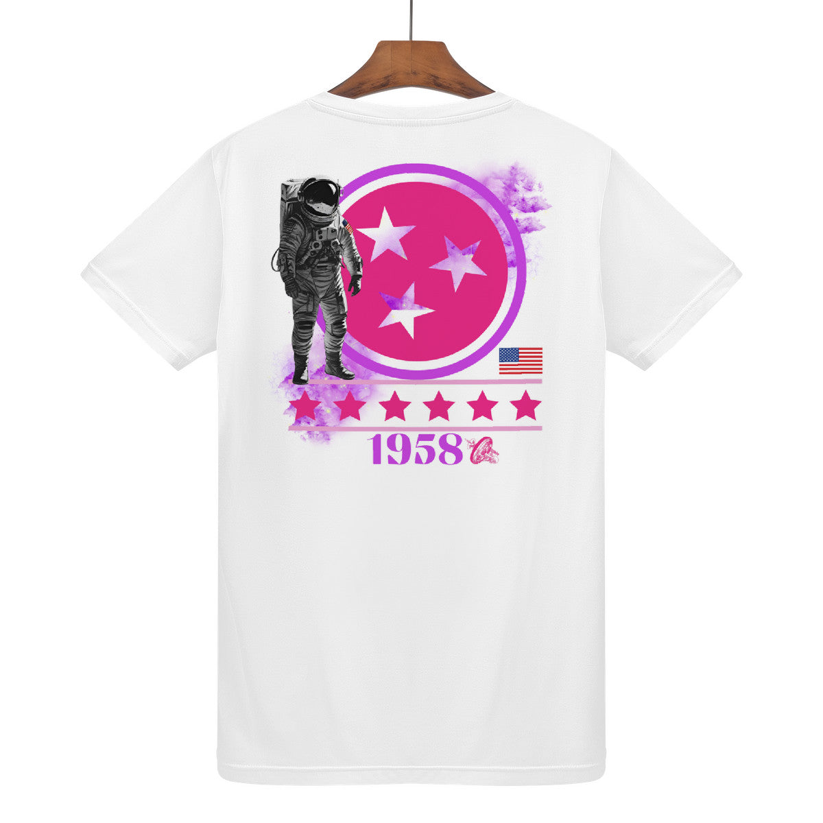 Women's (White) National Aeronautics Tee