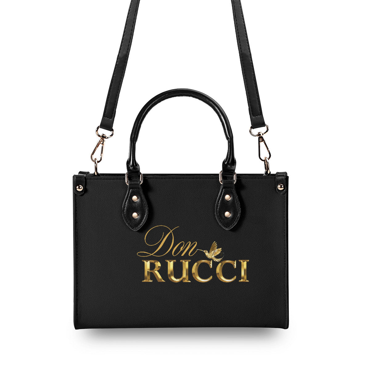 DonRucci Gold pattern designed Leather purse