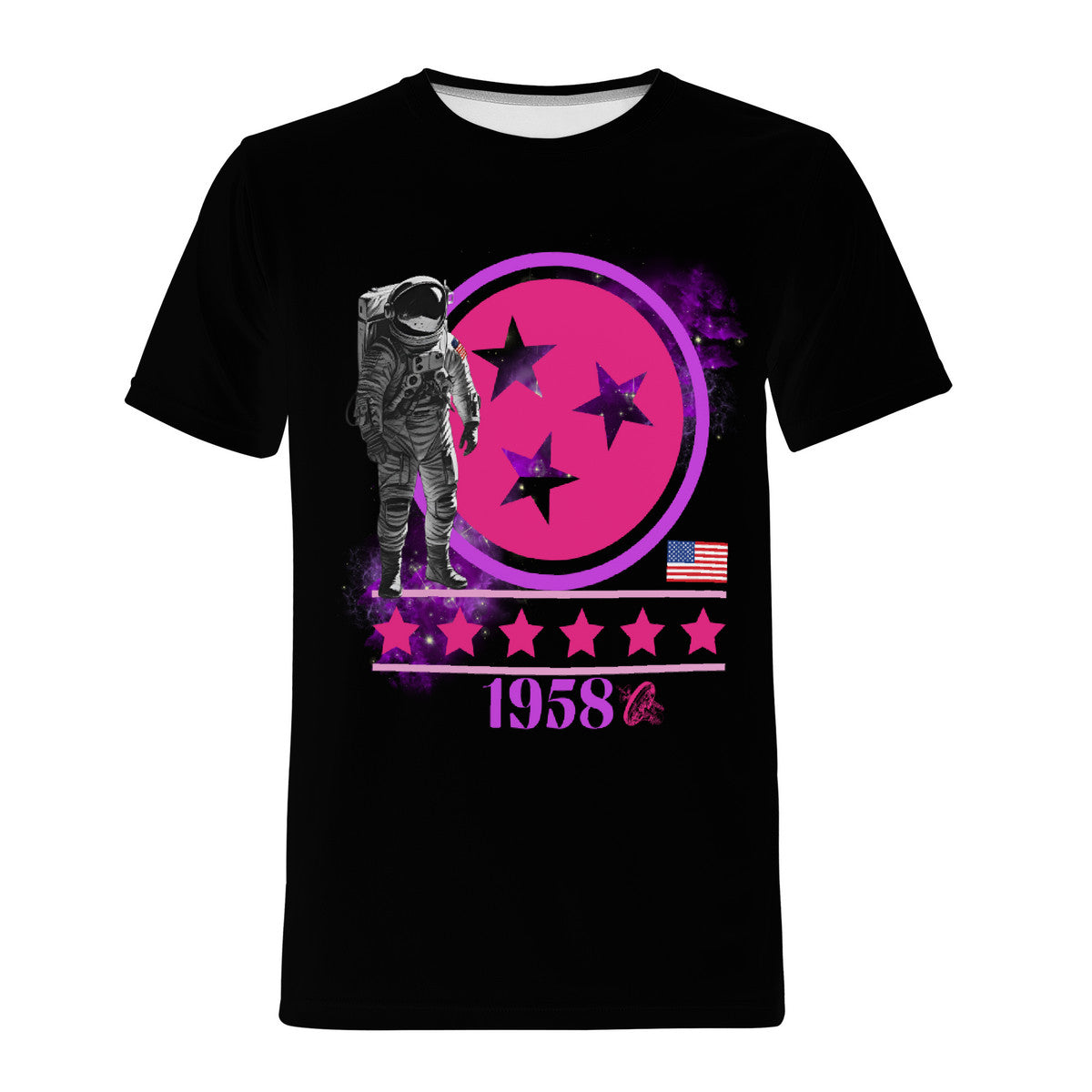 Women's (Black) National Aeronautics Tee