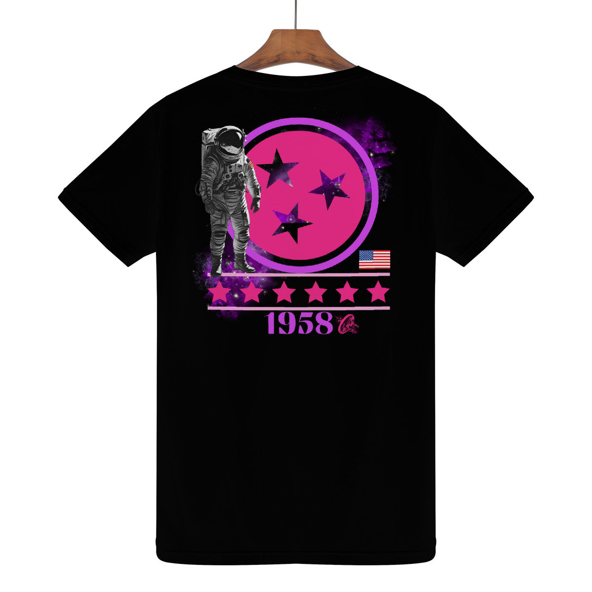 Women's (Black) National Aeronautics Tee