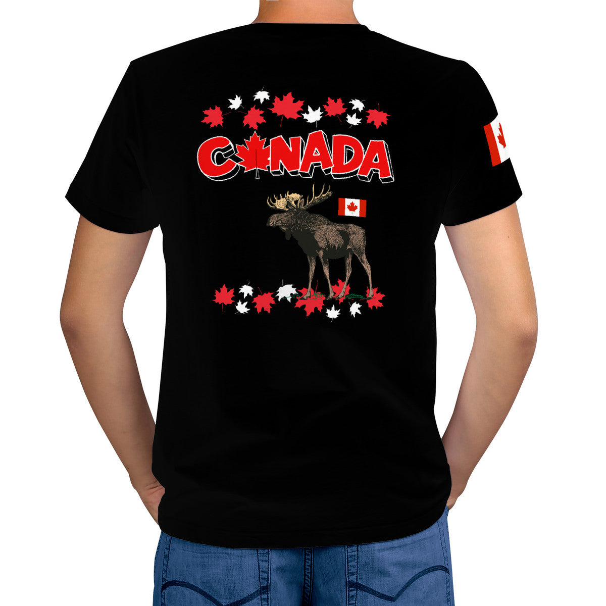Loving Canada - Travel T-Shirt Black