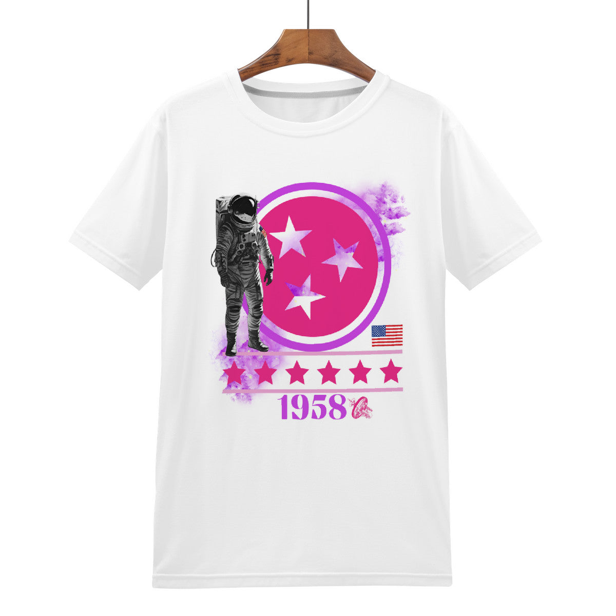 Women's (White) National Aeronautics Tee