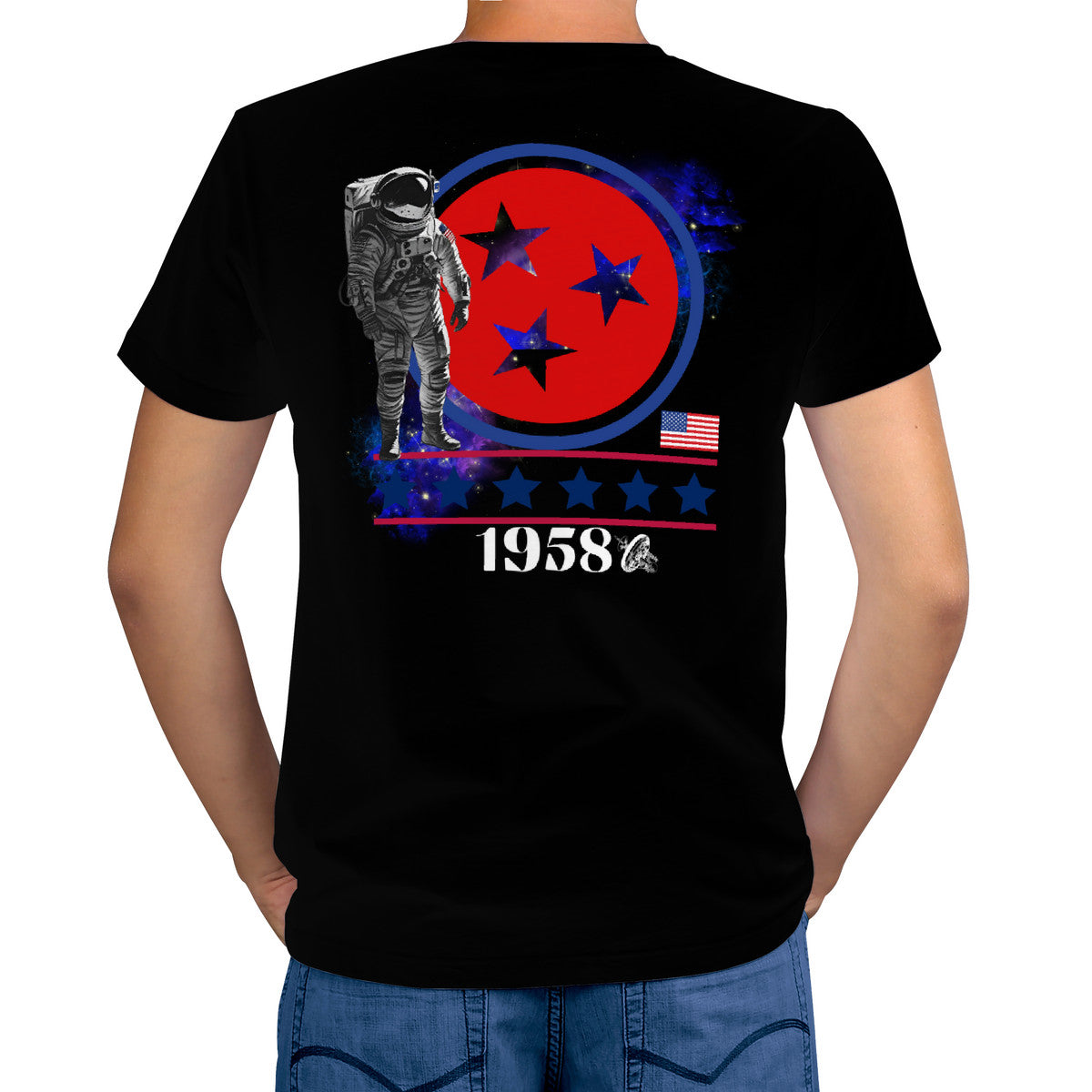 Mens (Black) National Aeronautics T-Shirt