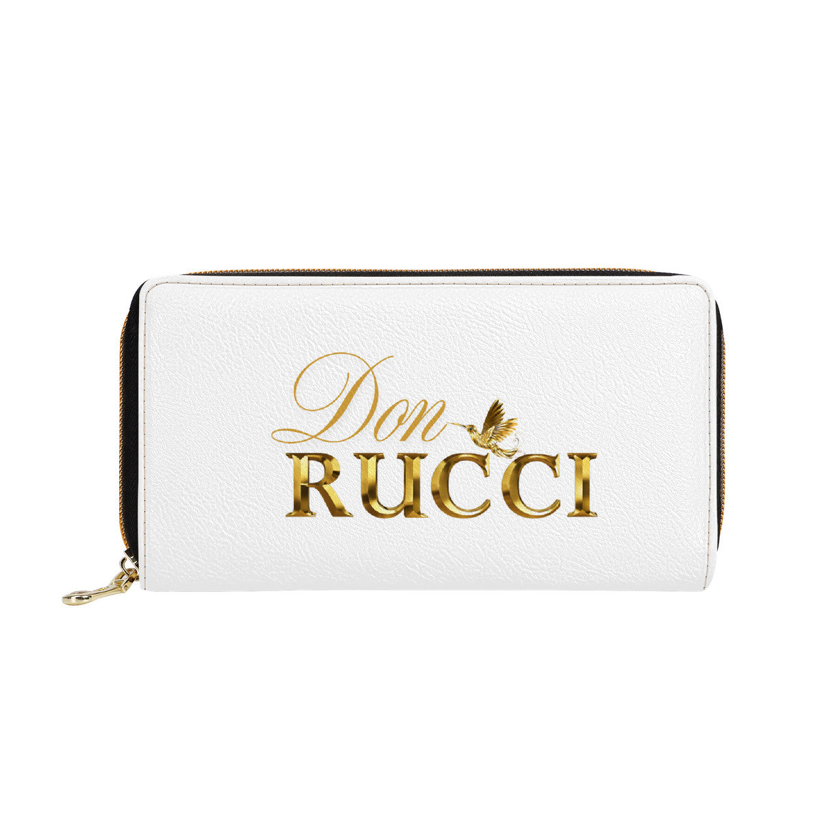 DonRucci Gold Logo Purse Clutch Bag