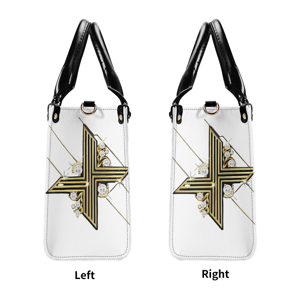 Limited Time! Women's Diamond Despair Handbag-Leather
