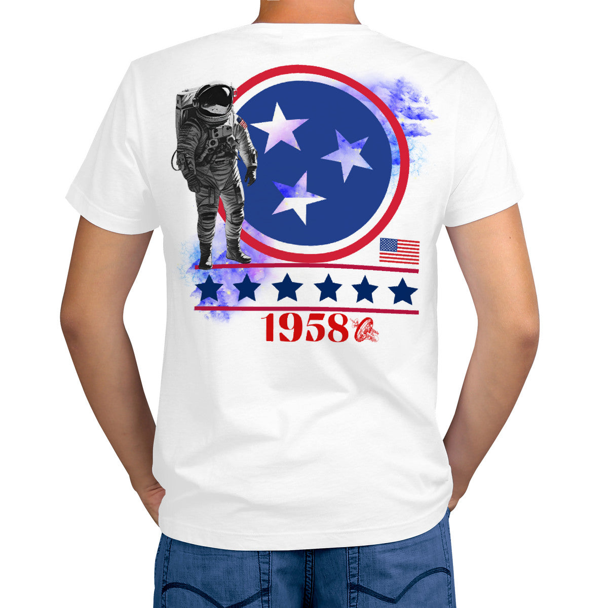 Mens (white) National Aeronautics T-Shirt