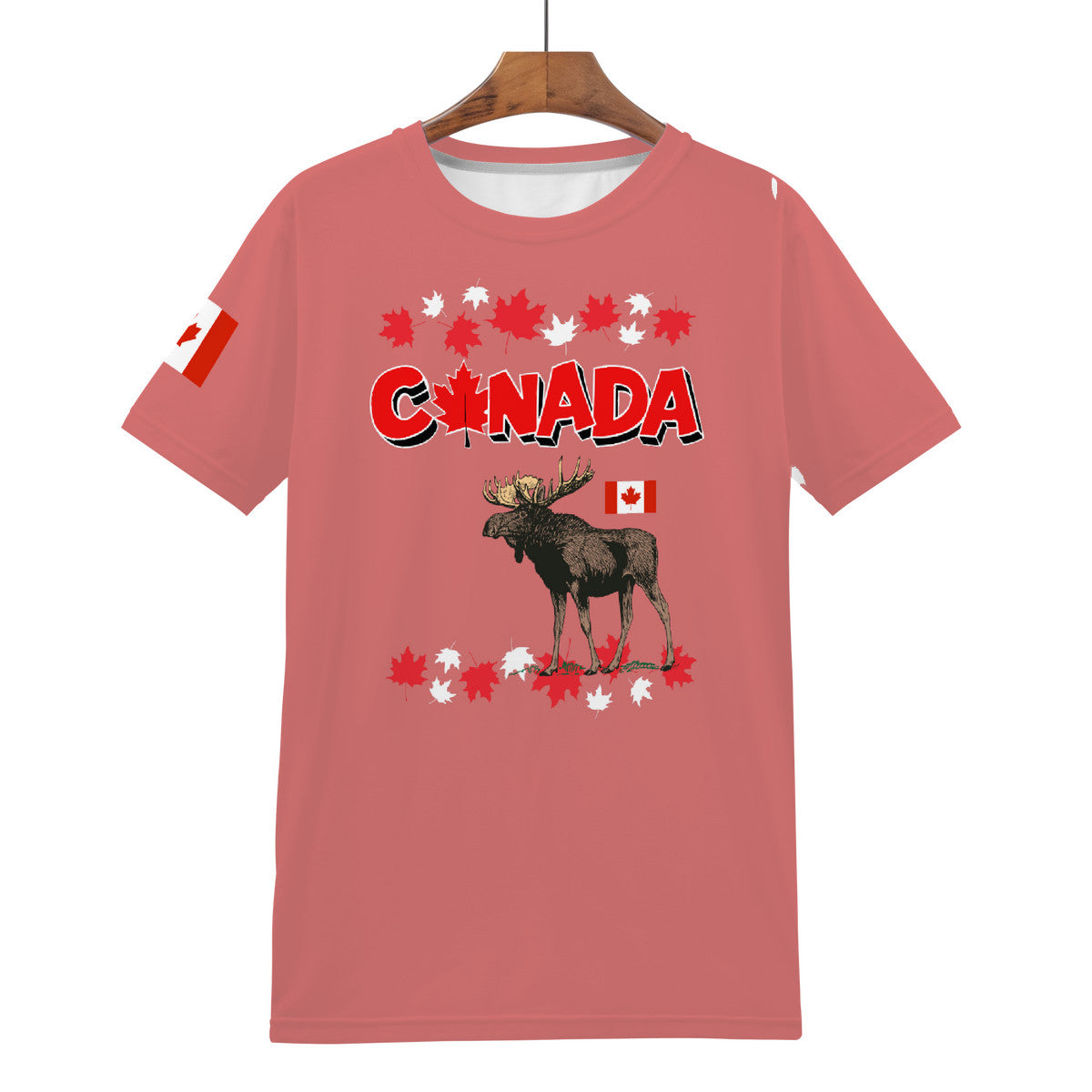 Loving Canada Travel - T-Shirt- Matte Fuchsia