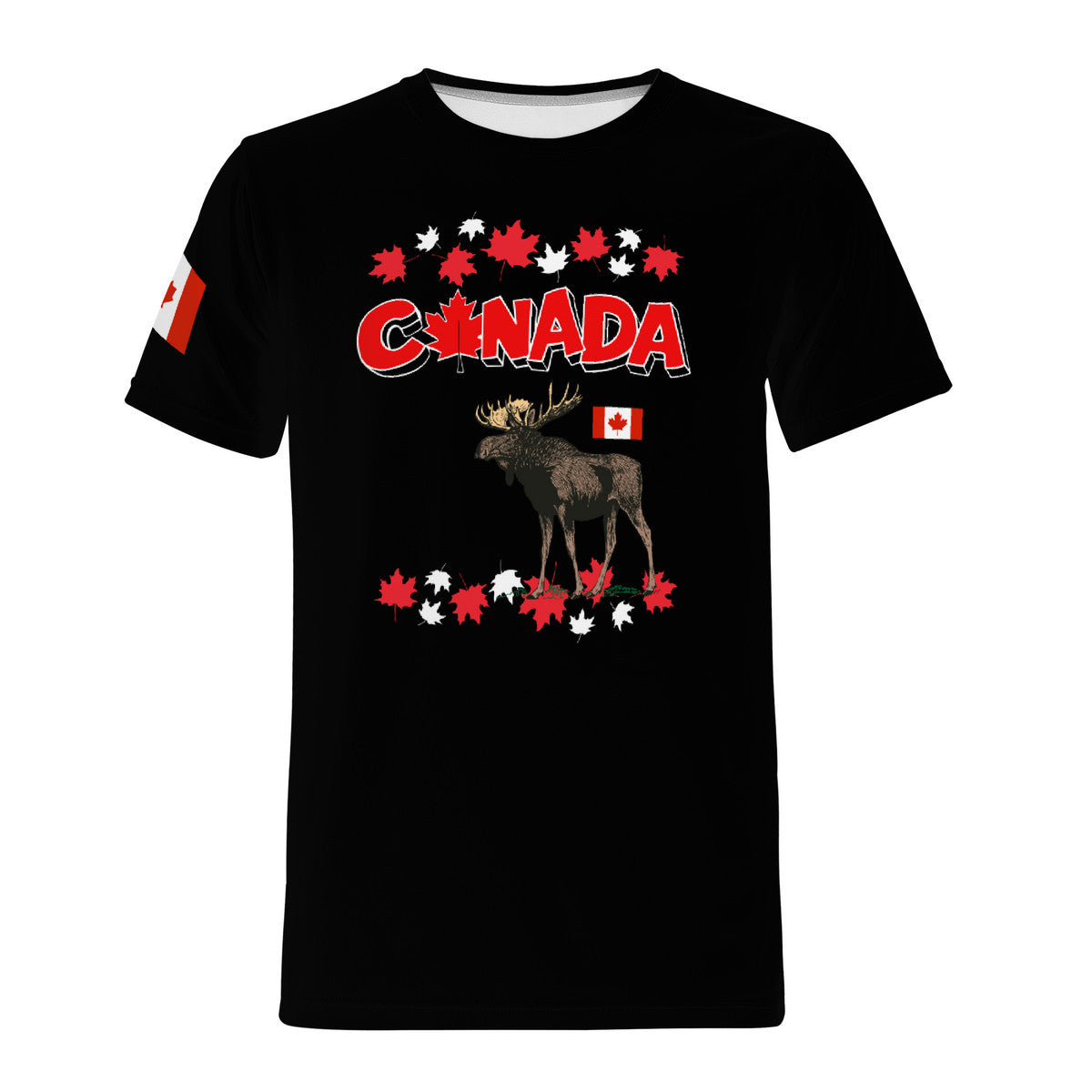 Loving Canada - Travel T-Shirt Black