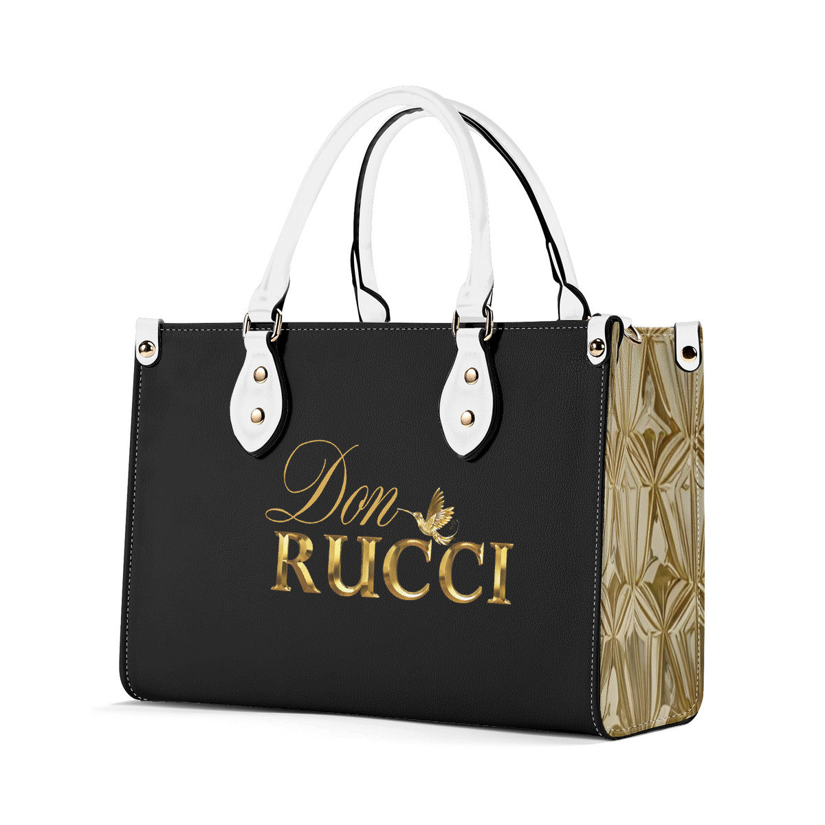 DonRucci Gold pattern designed Leather purse