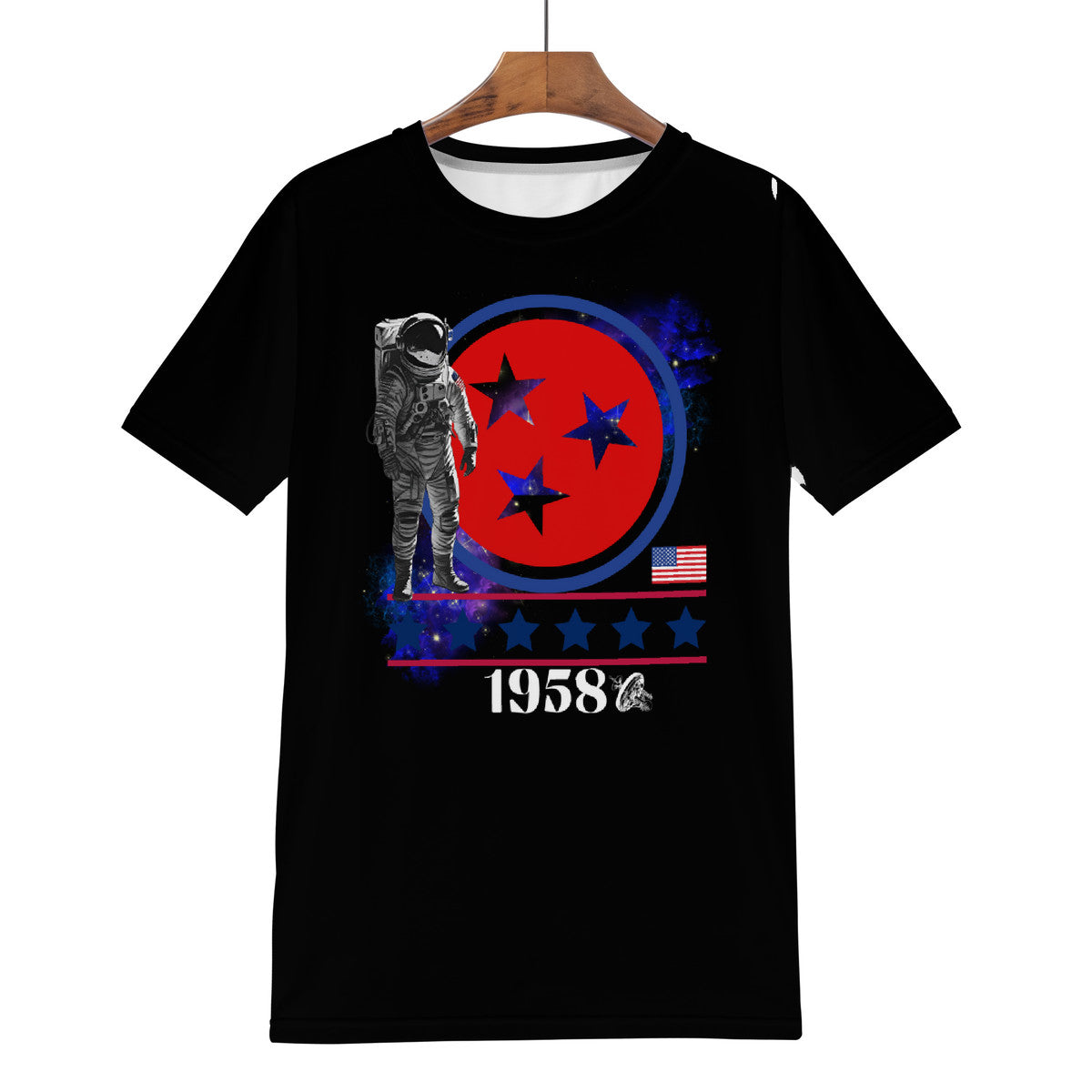 Mens (Black) National Aeronautics T-Shirt