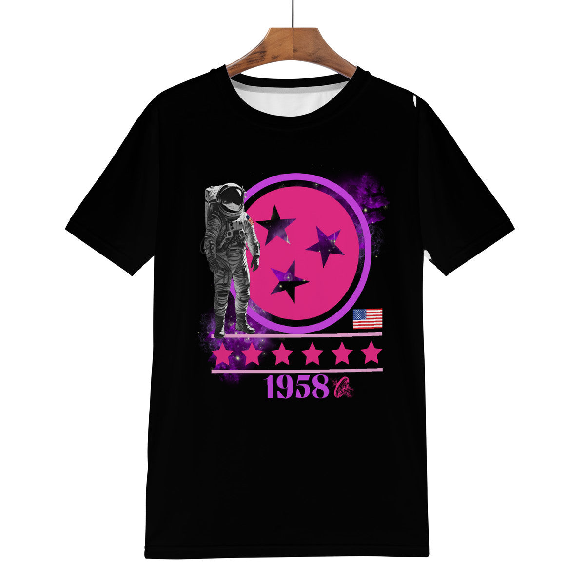 Women's (Black) National Aeronautics Tee