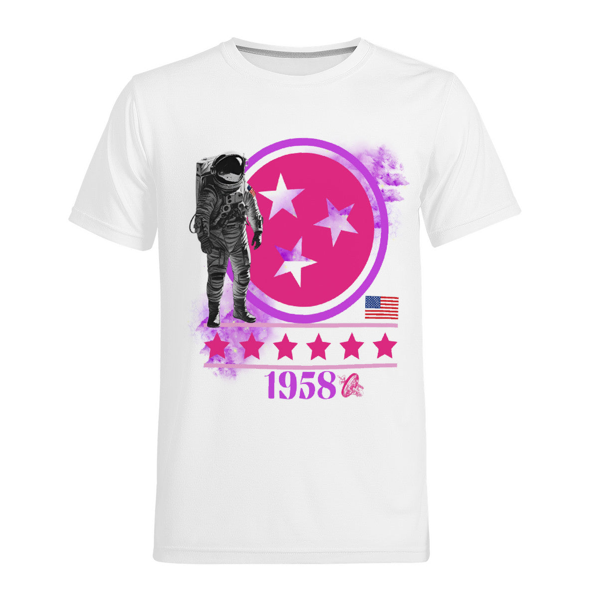 Women's (White) National Aeronautics Tee