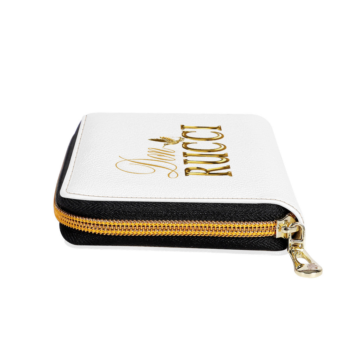 DonRucci Gold Logo Purse Clutch Bag