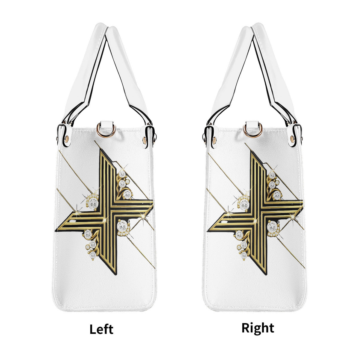 Limited Time! Women's Diamond Despair Handbag-Leather