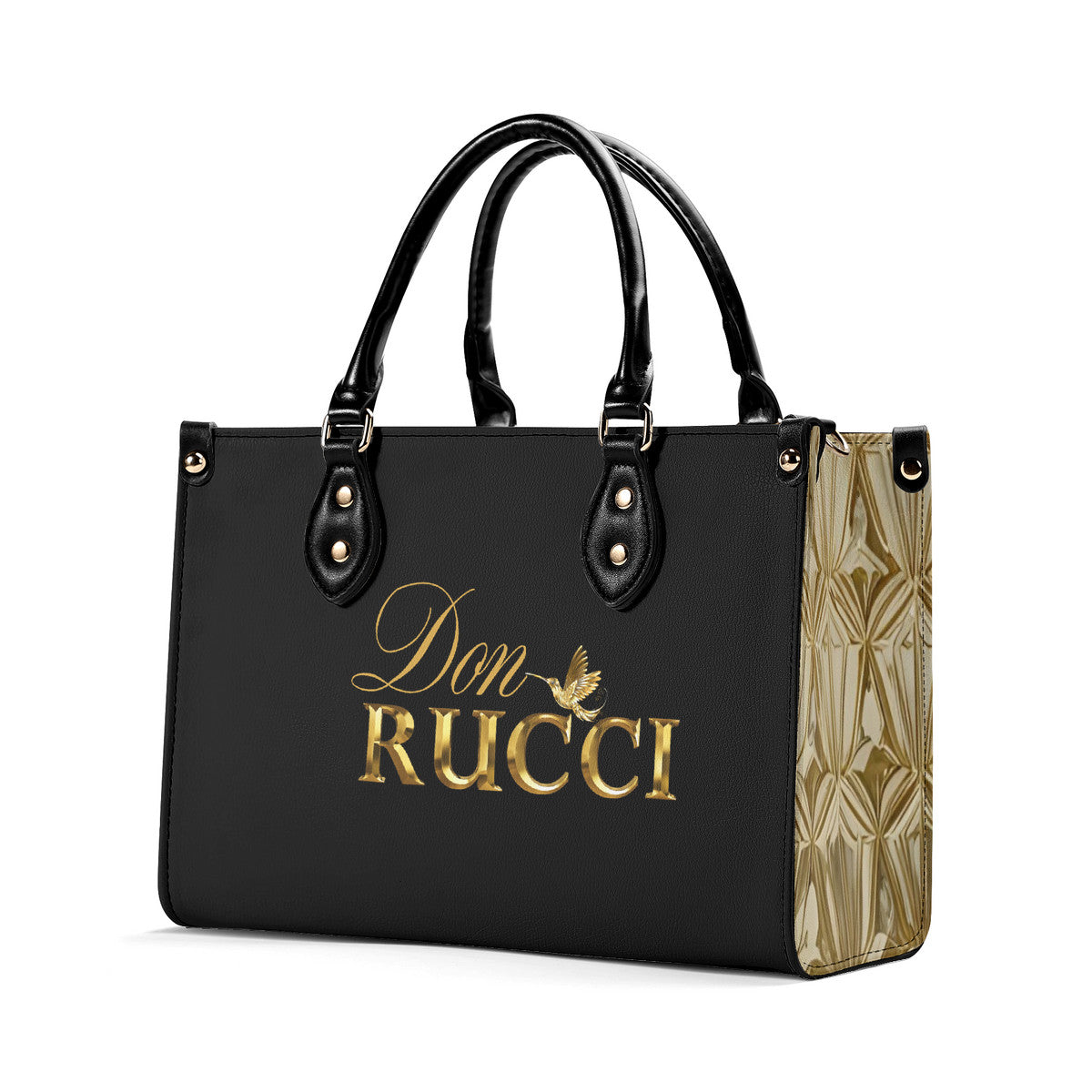 DonRucci Gold pattern designed Leather purse