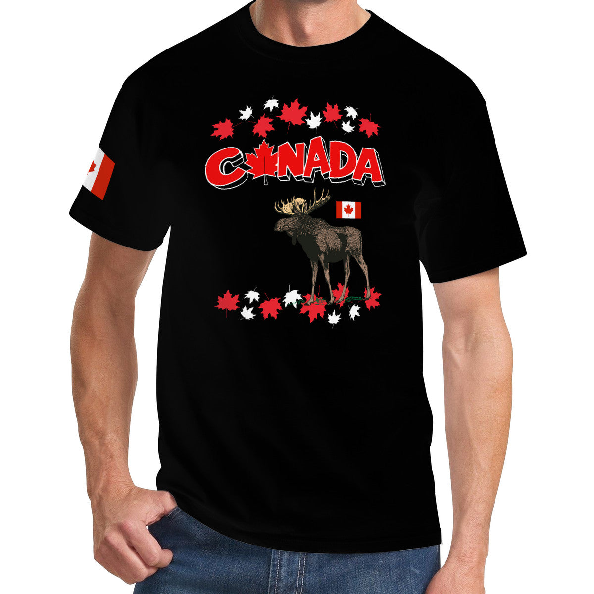 Loving Canada - Travel T-Shirt Black