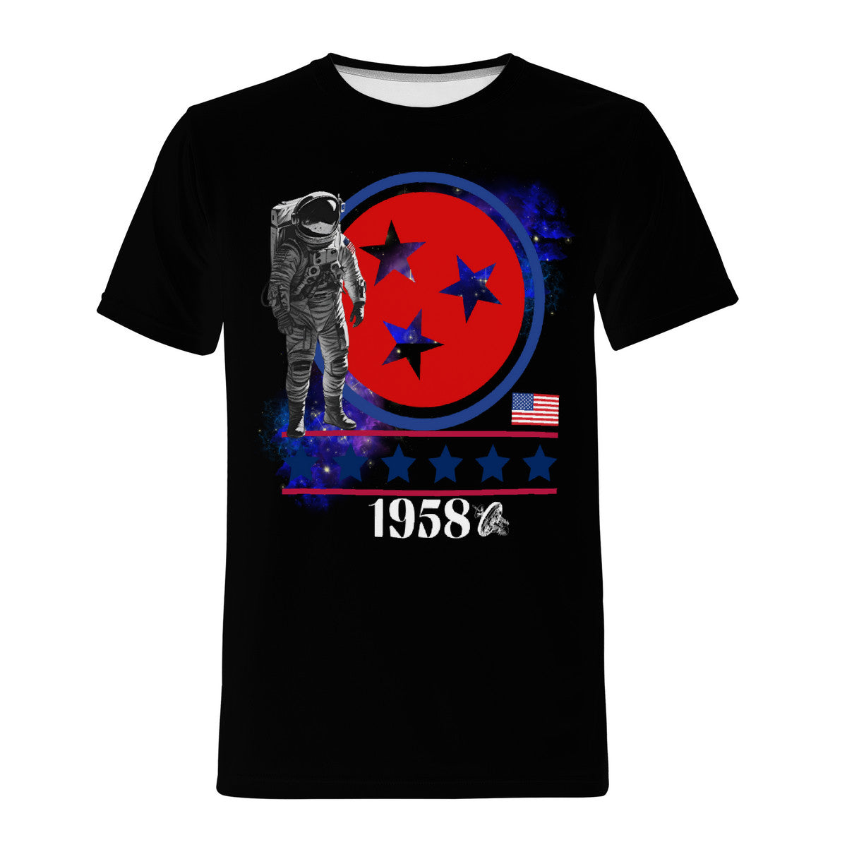 Mens (Black) National Aeronautics T-Shirt