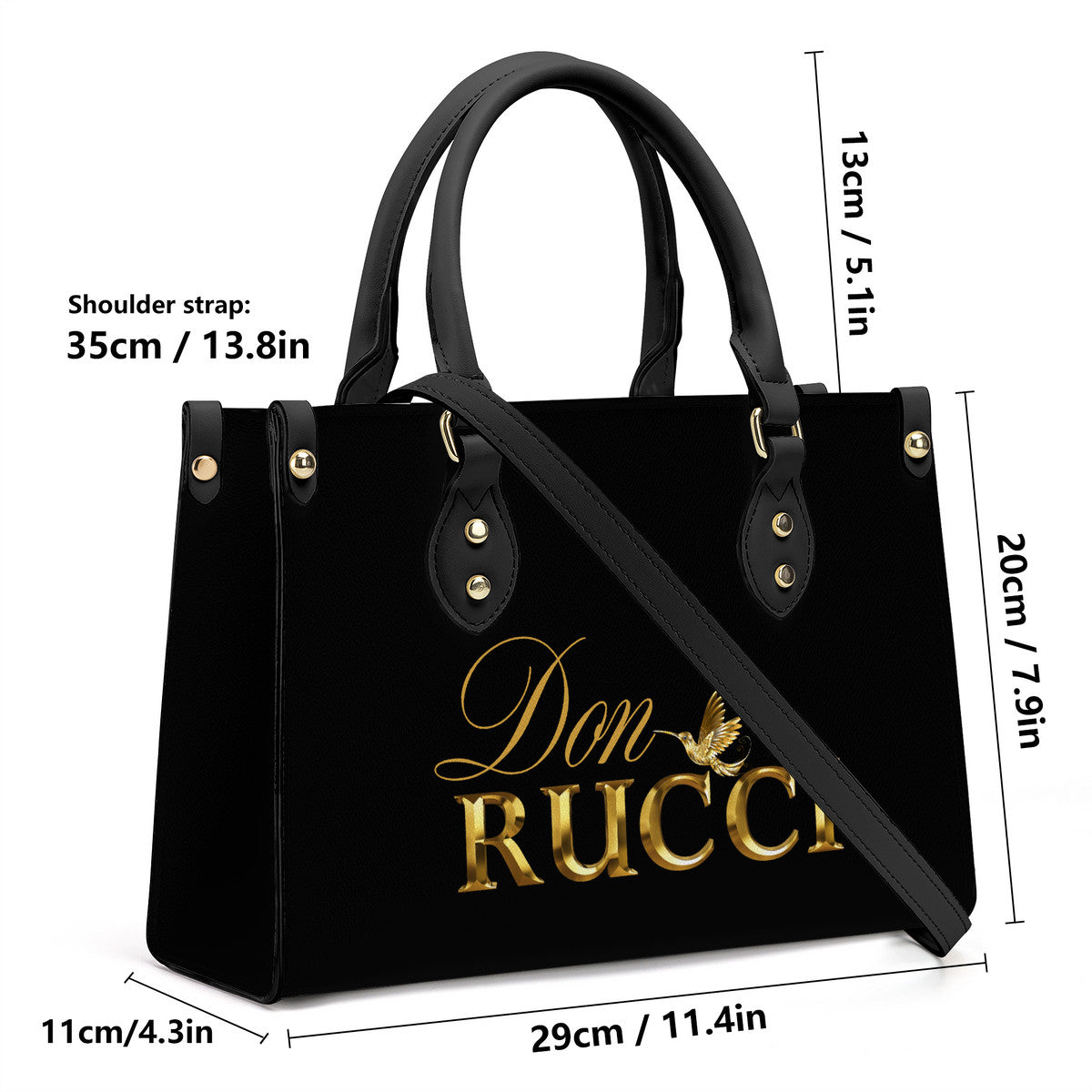 DonRucci Luxury Women Bag - Black