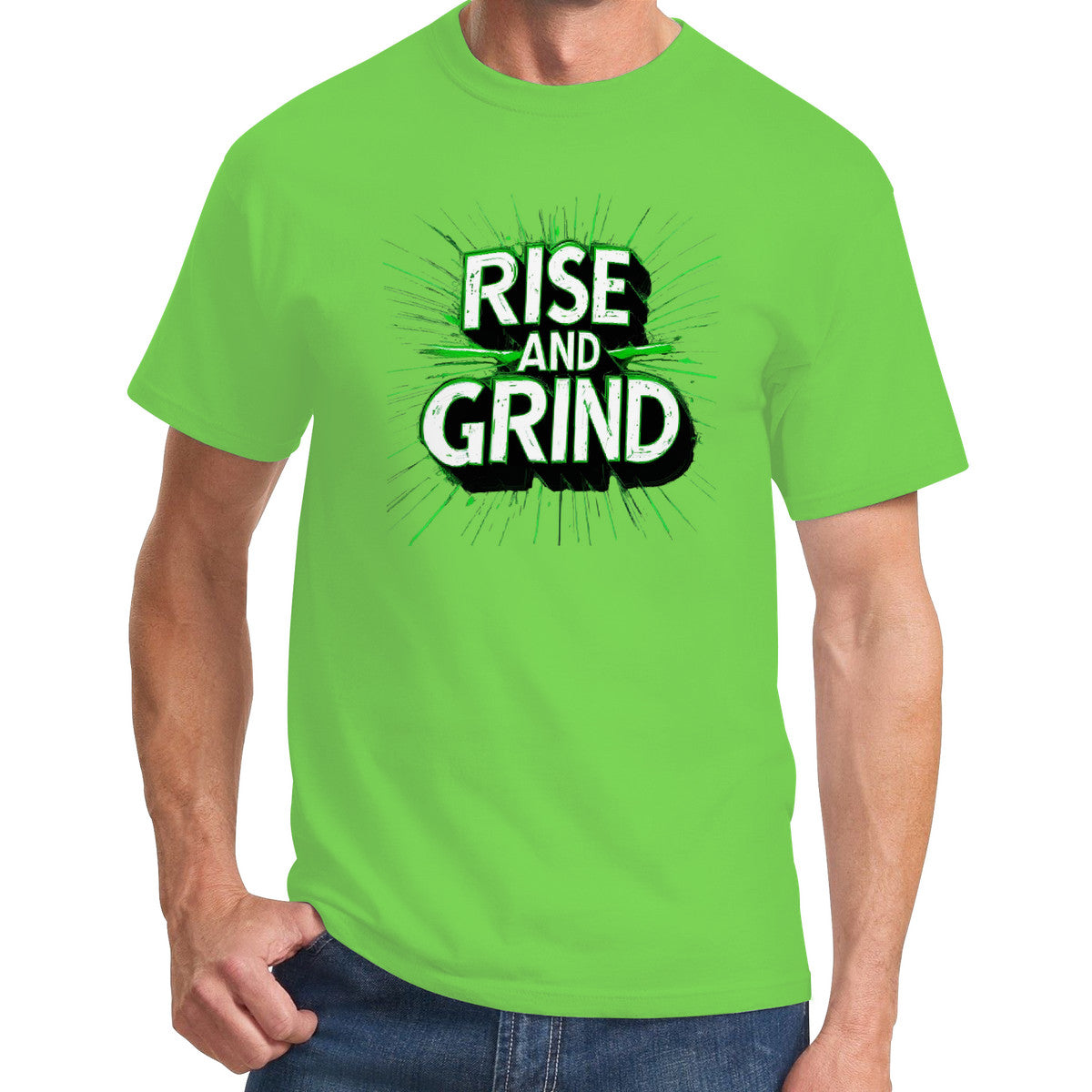 Rise & Grind T-Shirt- Irish Green