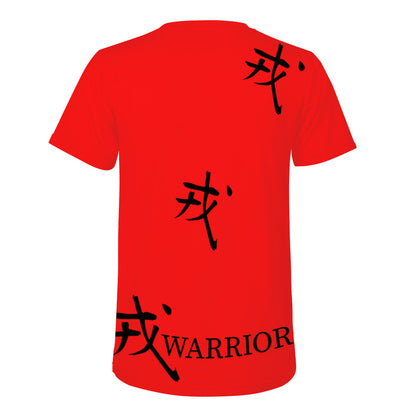 Japanese Warrior T-Shirt -Red