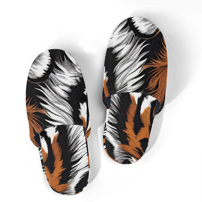 Tiger Print Slippers