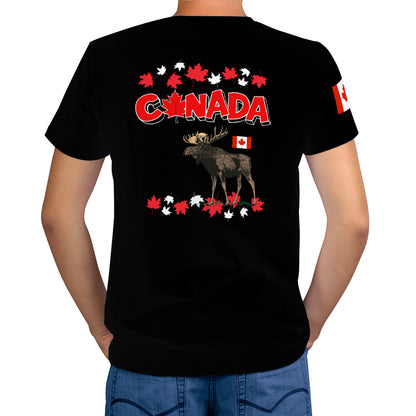 Loving Canada - Travel T-Shirt Black