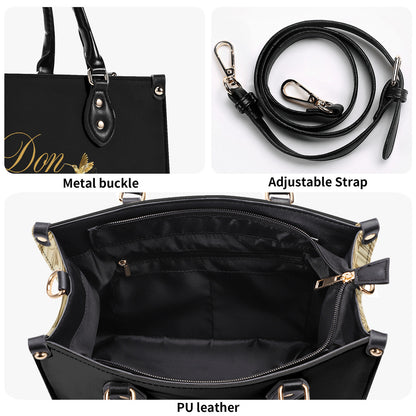 DonRucci Gold pattern designed Leather purse