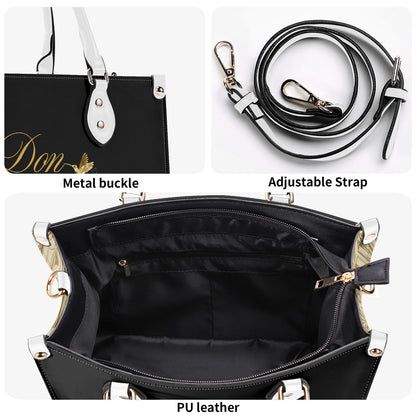 DonRucci Gold pattern designed Leather purse