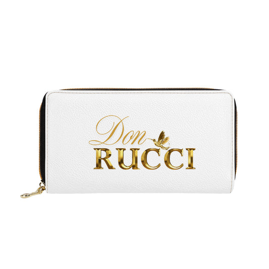 DonRucci Gold Logo Purse Clutch Bag