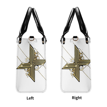Limited Time! Women's Diamond Despair Handbag-Leather