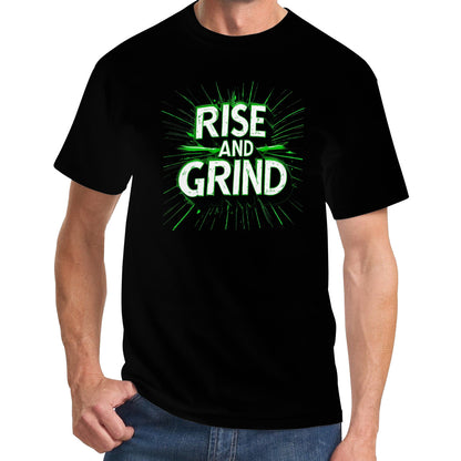 Rise & Grind T-Shirt- Black