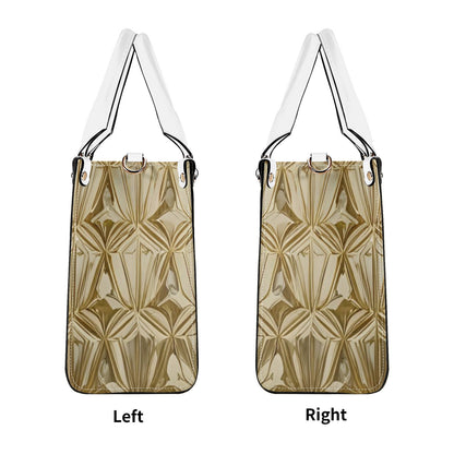 DonRucci Gold pattern designed Leather purse