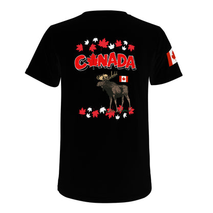 Loving Canada - Travel T-Shirt Black