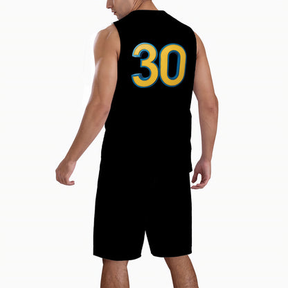 Men’s Basketball "I'm A Fan" Jersey Set- Black
