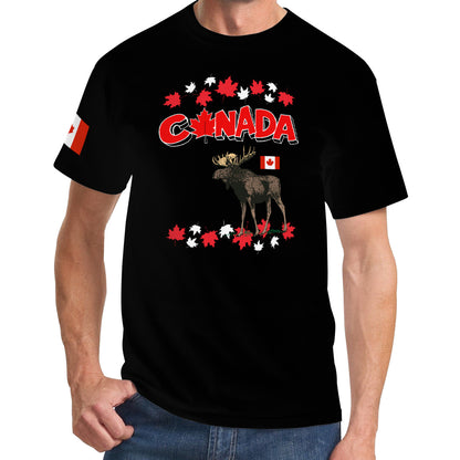 Loving Canada - Travel T-Shirt Black