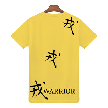 Japanese Warrior T-Shirt -Yellow